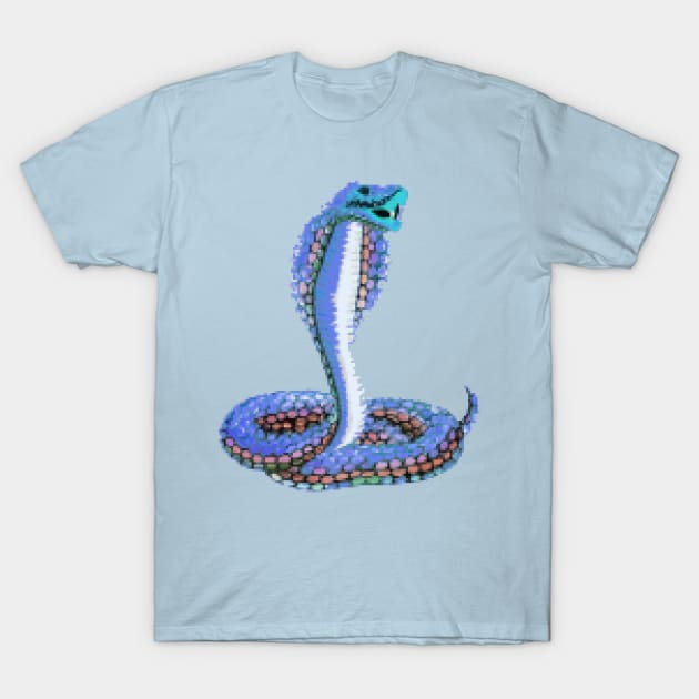 BLUE COBRA T-Shirt by CharlieCreator